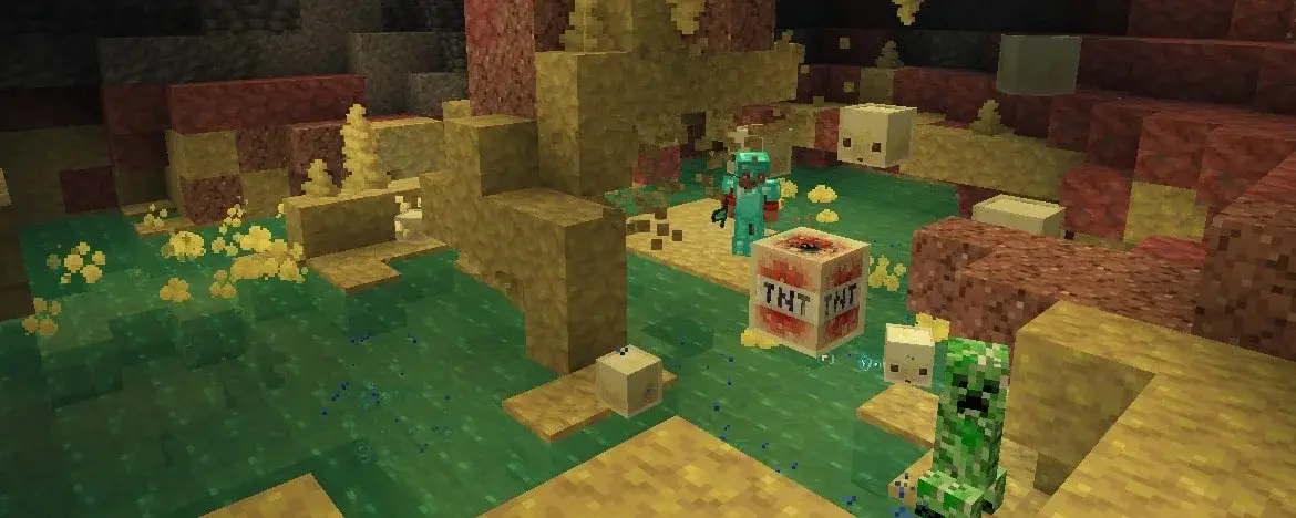 Minecraft 26.2 Snapshot 5: Geyserit, räjähtävät Sulfur Cubet ja Server Protocol 3.0 (huhtikuu 2026)