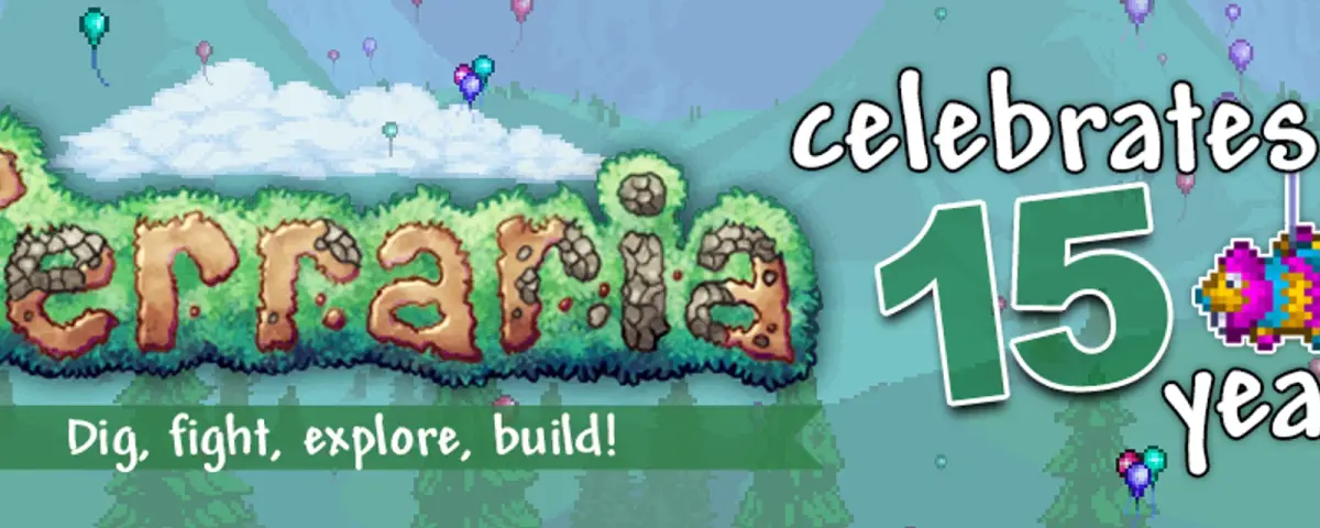 Terrarian 15-vuotisjuhla: 70 miljoonaa myytyä, crossplay tulossa (16.5.2026)