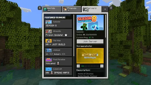 Näin liityt Minecraft Bedrock Edition -palvelimelle: opas alustojen väliseen pelaamiseen