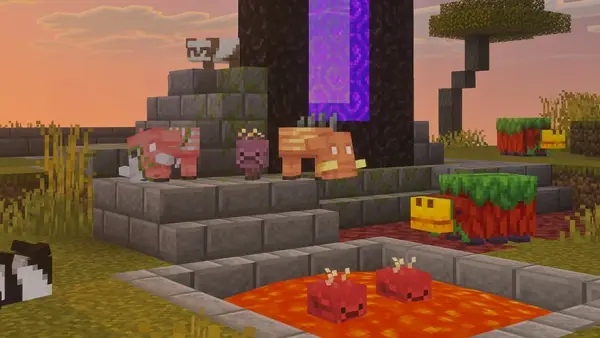 Minecraft-snapshot helmikuu 2026: Baby Hoglin, Zoglin, Strider, Panda ja Snifflet ovat täällä!