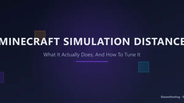 Minecraftin simulation distance: mitä se tekee ja miten säädät sen